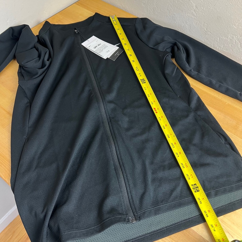 Nike Jacket Full Zip Golf Womens Size M Black Dri-FIT UPF 40+ NEW DX1489-010 - Picture 9 of 9